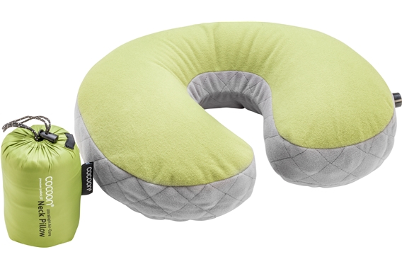 Air-Core U-Shaped Neck Pillow, Ultralight, wasabi/grey