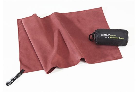 Microfiber Towel Ultralight XL, 150 x 80 cm, marsala red