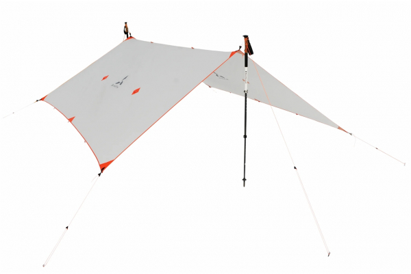 SlingFin Flat Tarp Grey