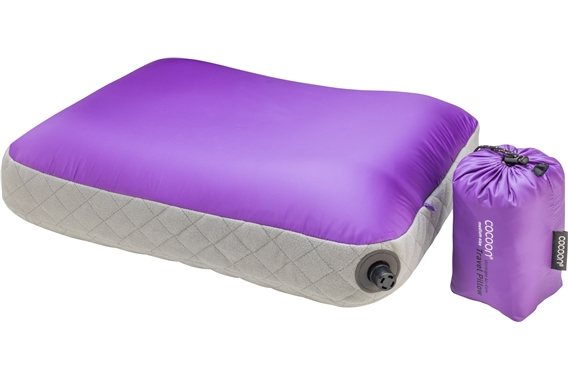Air-Core Pillow ultra light, Synthetikfüllung, 35 x 45 cm, purple/grey